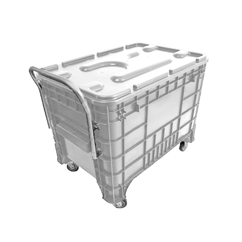 Container Basic Frontal LIMPLURB – Higiene e Limpeza - Caixa Container 372L com Puxador Frontal