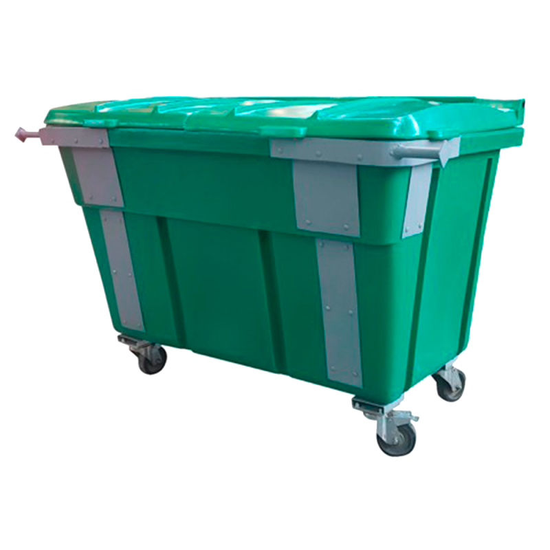 Container 1200l Container de Lixo 1200L com Tampa Bipartida